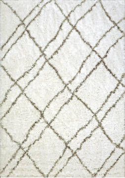 Dynamic NORDIC White Rectangle 8x11 ft  Carpet 122016