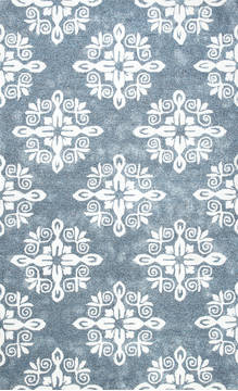Dynamic PATIO Blue Rectangle 2x4 ft  Carpet 122125