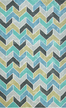 Dynamic PATIO Multicolor Rectangle 2x4 ft  Carpet 122129