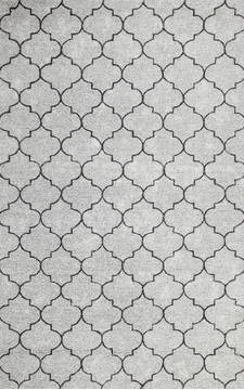 Dynamic PATIO Grey Rectangle 5x8 ft  Carpet 122134