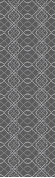 Dynamic VILLA Grey Runner 6 to 9 ft Polypropylene Carpet 122987
