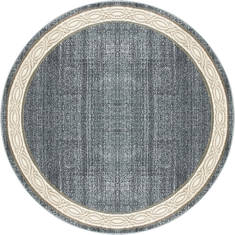 Dynamic YAZD Blue Round 5 to 6 ft  Carpet 123010