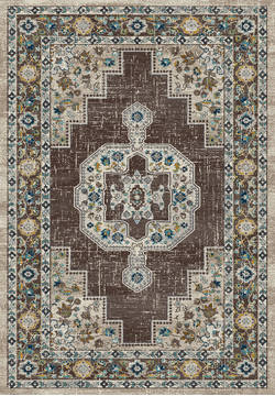 Dynamic ZODIAC Grey Rectangle 5x8 ft  Carpet 123105