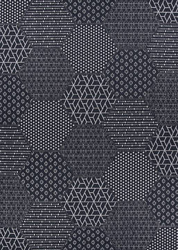 Couristan AFUERA Grey Rectangle 2x4 ft Polypropylene Carpet 125464