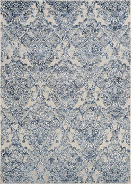 Couristan CIRE Blue Runner 6 to 9 ft Power Loomed Carpet 126054