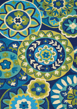 Couristan COVINGTON Multicolor Rectangle 2x4 ft Polypropylene Carpet 126232