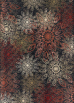 Couristan DOLCE Multicolor Rectangle 4x6 ft Polypropylene Carpet 126334