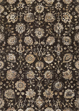 Couristan EASTON Brown Rectangle 9x12 ft Polypropylene Carpet 126416