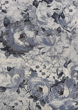 Couristan EASTON Grey Rectangle 2x4 ft Polypropylene Carpet 126459