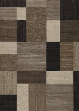 Couristan EVEREST Brown Rectangle 3x5 ft Polypropylene Carpet 126667