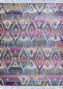 Couristan EVOLUTION Purple Rectangle 5x8 ft Polypropylene Carpet 126738