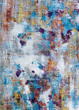Couristan GYPSY Multicolor Rectangle 4x6 ft Polypropylene Carpet 126790
