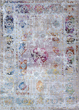 Couristan GYPSY Purple Rectangle 4x6 ft Polypropylene Carpet 126806