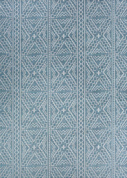Couristan HARPER Blue Runner 10 to 12 ft Polypropylene Carpet 126832