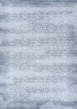 Couristan MARINA Blue Rectangle 5x8 ft Polypropylene Carpet 127148