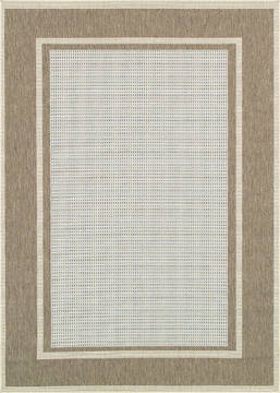 Couristan MONACO Brown Rectangle 2x4 ft Polypropylene Carpet 127265