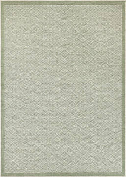 Couristan MONACO Green Rectangle 2x4 ft Polypropylene Carpet 127361