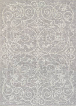 Couristan MONACO Grey Runner 6 to 9 ft Polypropylene Carpet 127378