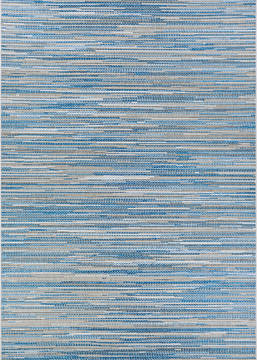 Couristan MONTE CARLO Blue Rectangle 2x4 ft Polypropylene Carpet 127445