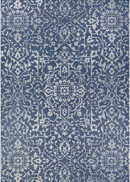 Couristan MONTE CARLO Blue Runner 6 to 9 ft Polypropylene Carpet 127486