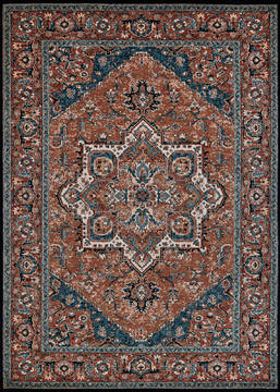 Couristan OLD WORLD CLASSIC Brown 4'6" X 6'6" Area Rug 45534350046066T 807-127611
