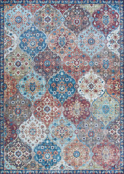 Couristan PASHA Multicolor Runner 6 to 9 ft Polyester Carpet 127748