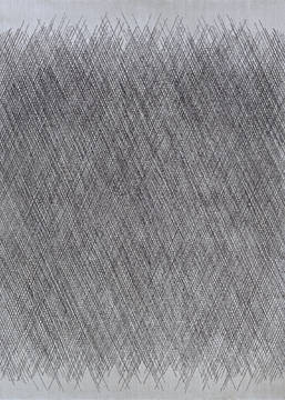 Couristan RADIANCE Grey Runner 6 to 9 ft Polypropylene Carpet 127812