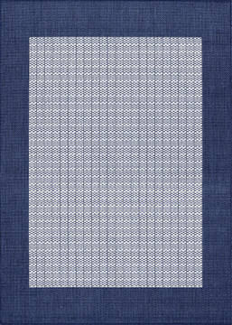Couristan RECIFE Blue Rectangle 2x4 ft Polypropylene Carpet 127877