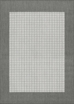 Couristan RECIFE Grey Rectangle 2x4 ft Polypropylene Carpet 127913