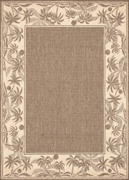 Couristan RECIFE Brown Runner 6 to 9 ft Polypropylene Carpet 128056