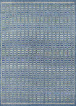 Couristan RECIFE Blue Square 7 to 8 ft Polypropylene Carpet 128109