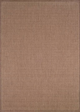 Couristan RECIFE Brown Round 7 to 8 ft Polypropylene Carpet 128134