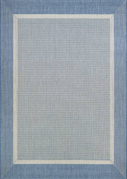 Couristan RECIFE Blue Rectangle 2x4 ft Polypropylene Carpet 128186
