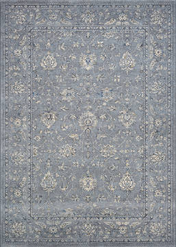 Couristan SULTAN TREASURES Blue Rectangle 2x4 ft Polypropylene Carpet 128509