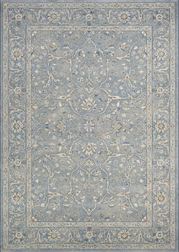 Couristan SULTAN TREASURES Blue Rectangle 2x4 ft Polypropylene Carpet 128530