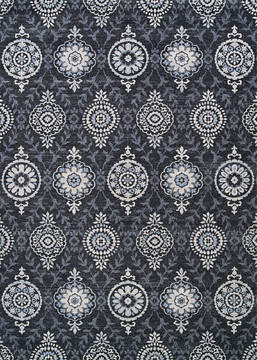 Couristan SULTAN TREASURES Grey Rectangle 2x4 ft Polypropylene Carpet 128551