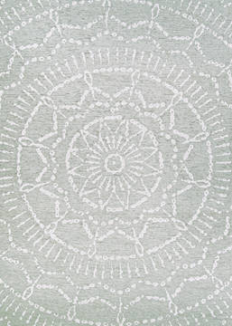 Couristan TIMBER Green Rectangle 8x11 ft Polyester Carpet 128656