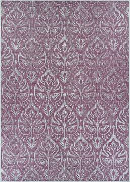 Couristan MARSEILLE Purple Rectangle 2x4 ft Polypropylene Carpet 129055