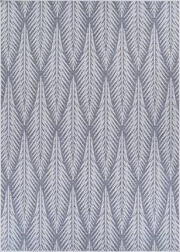 Couristan MARSEILLE Grey Runner 10 to 12 ft Polypropylene Carpet 129093