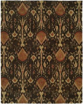 Kalaty HEIRLOOM Brown Rectangle 2x3 ft Wool Carpet 133104