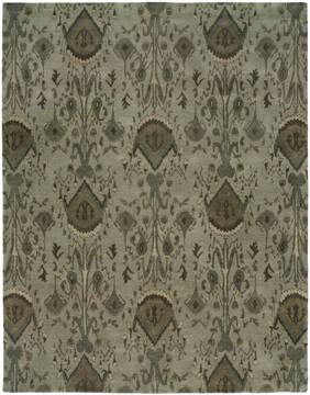 Kalaty HEIRLOOM Green Round 7 to 8 ft Wool Carpet 133121