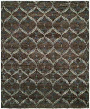 Kalaty INSPIRA Brown Runner 10 to 12 ft Silkette Carpet 133150