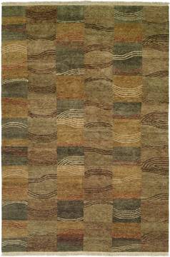 Kalaty JADE Brown Rectangle 2x3 ft Wool Carpet 133206