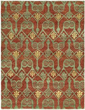 Kalaty LEGACY Red Rectangle 8x10 ft Wool Carpet 133315