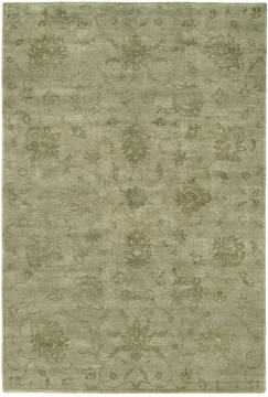 Kalaty NIRVANA Green Rectangle 12x15 ft Wool and Silkette Carpet 133449