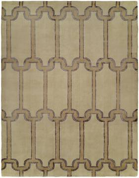 Kalaty PORTFOLIO Beige Rectangle 2x3 ft Wool and Silkette Carpet 133713