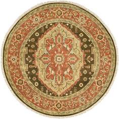 Kalaty PASHA Multicolor Round 7 to 8 ft Wool Carpet 133768