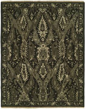 Kalaty SOUMAK NATURAL Green Rectangle 12x15 ft Wool Carpet 134038
