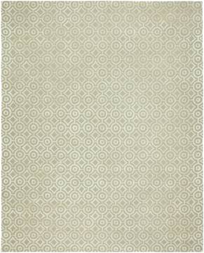Kalaty VALENCIA Grey Runner 10 to 12 ft Wool and Silkette Carpet 134465