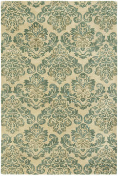 Kalaty SEVILLE Green Rectangle 10x13 ft Wool and Silkette Carpet 135032